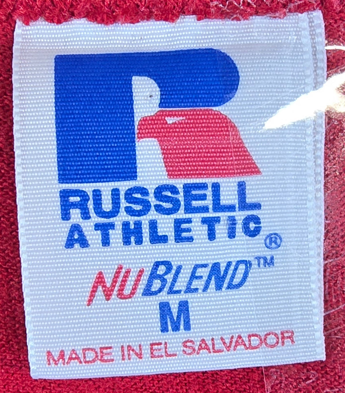 St Louis Cardinals T Shirt Medium M Russell Athletic MLB Baseball Henley Red