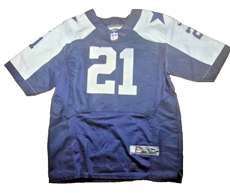 Dallas Cowboys Ezekiel Elliott #21 NFL Football Jersey Navy Size 44
