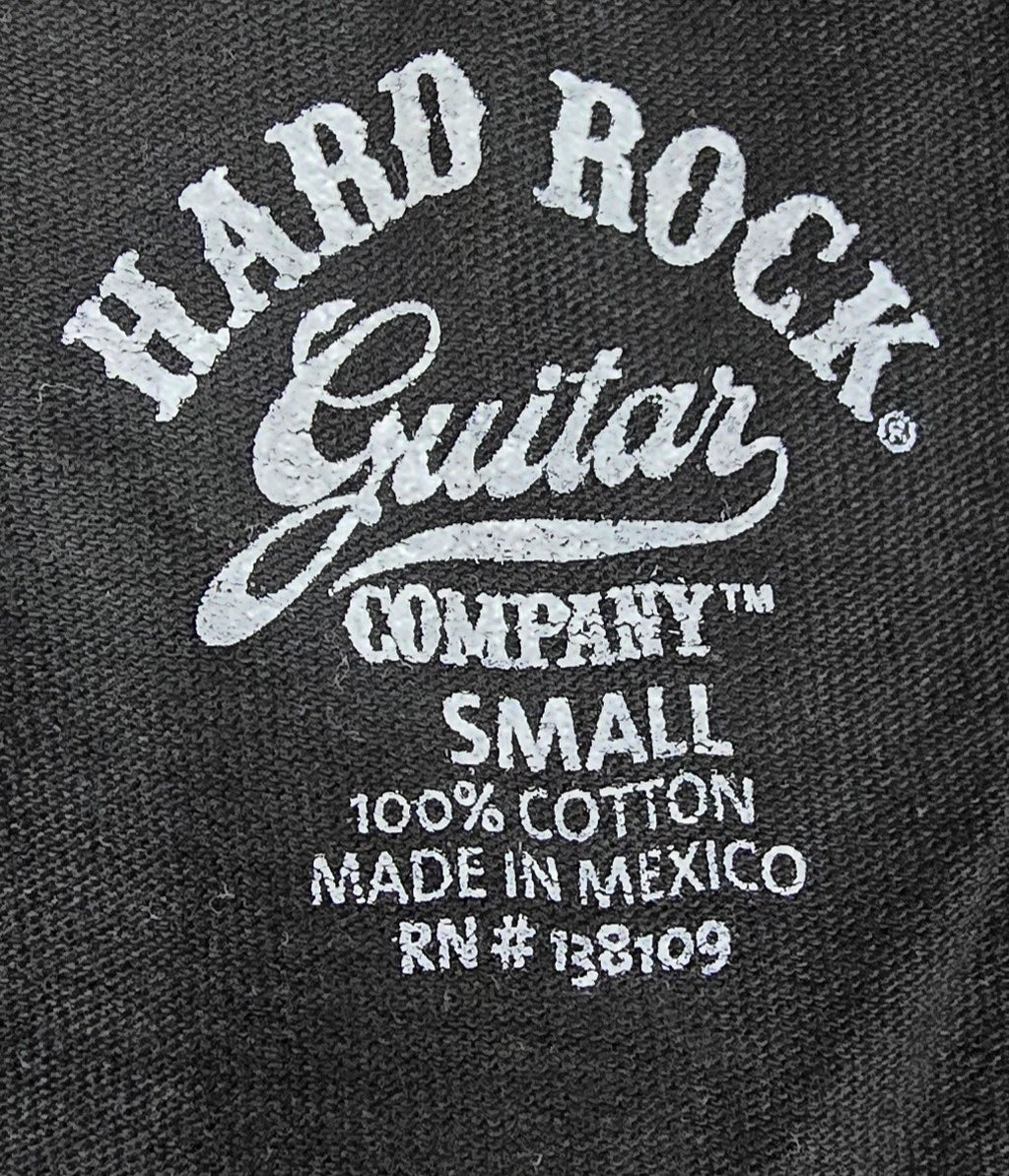 Hard Rock Cafe Orlando T Shirt Small S Black 50th World Tour Guitar Graphic