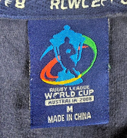 2008 Rugby League World Cup Polo Shirt Australia Kangaroos NRL International MED
