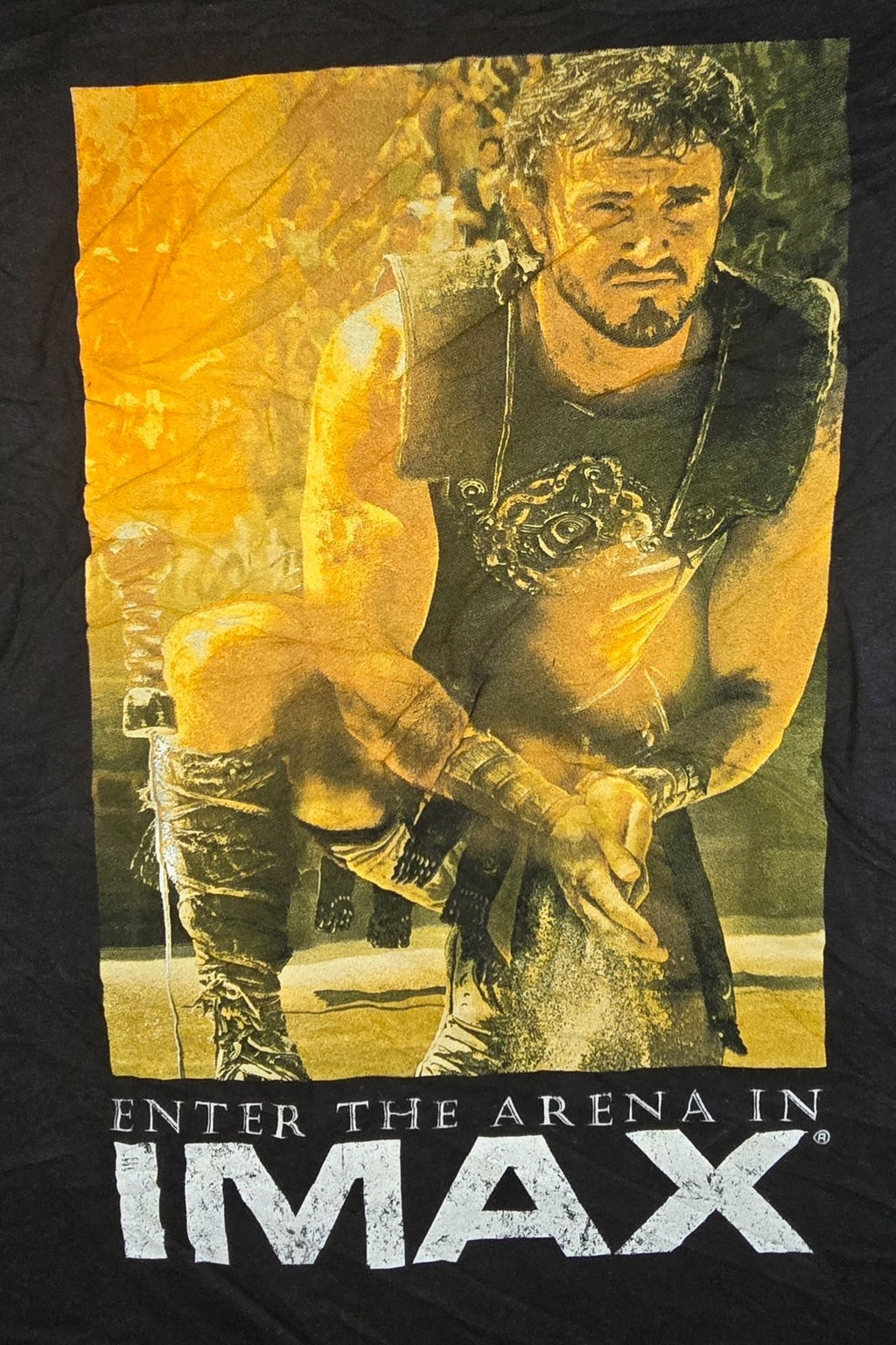 Gladiator II 2 Movie T Shirt Large L Black IMAX Maximus Film Promo 2024 Tee