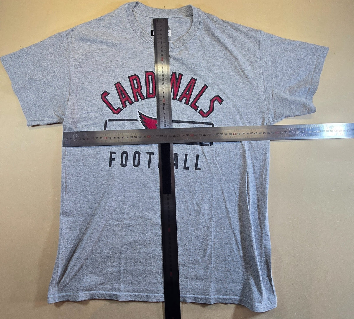 Arizona Cardinals T Shirt Mens Medium Grey NFL Football Team Apparel Tee