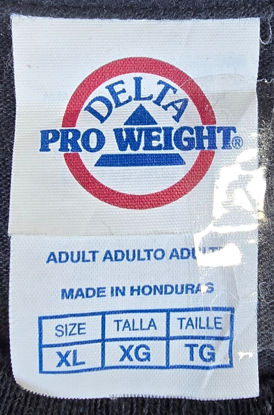 Boston Bruins T Shirt XL Delta Pro Weight Black NHL Hockey One Nation Under God
