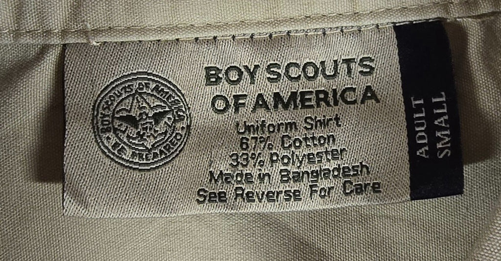 Boy Scouts of America BSA Eagle Scout Uniform Shirt Adult Small Patches Troop 38