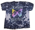 Chemistry Chasing Dreams T Shirt Large L Tie Dye Butterfly Skeleton Graphic Tee