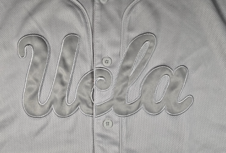 UCLA Bruins Baseball Jersey White Button Up College NCAA Style Mens XL