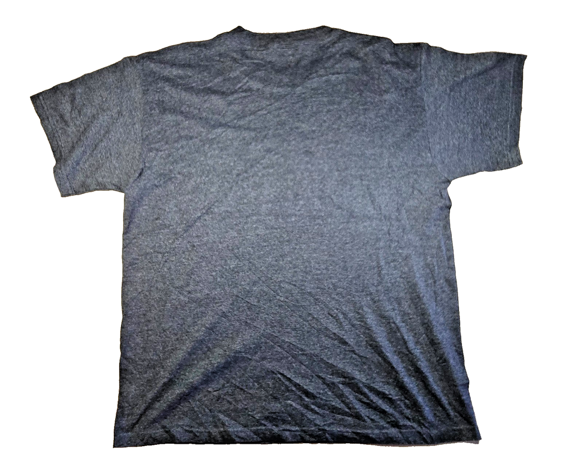 Calgary Canada T Shirt Large L Grey Fruit Of The Loom Embroidered Maple Leaf