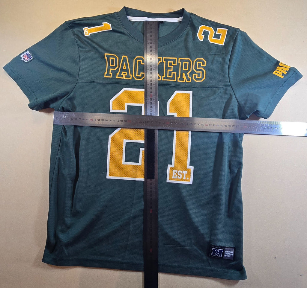 Green Bay Packers NFL Jersey Size L Green #21 Team Apparel Football Shirt