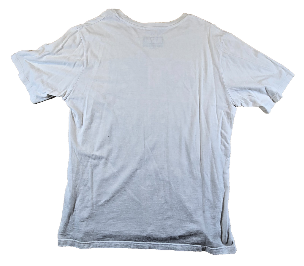 Marvel Comics T Shirt Medium M White Iron Man Spider-Man Hulk Thor Avengers Tee