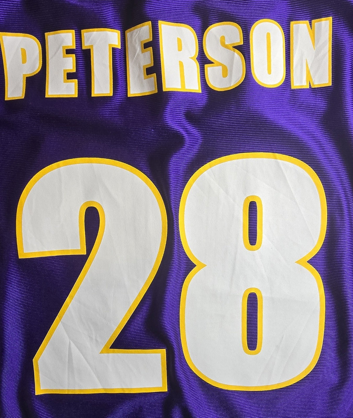 NFL Team Apparel Minnesota Vikings Adrian Peterson #28 Women’s Purple Jersey SzL