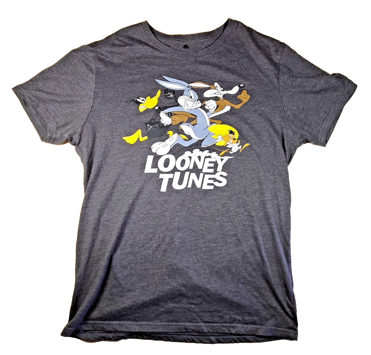 Looney Tunes T Shirt Medium M Bugs Bunny Daffy Coyote Speedy Warner Bros Tee
