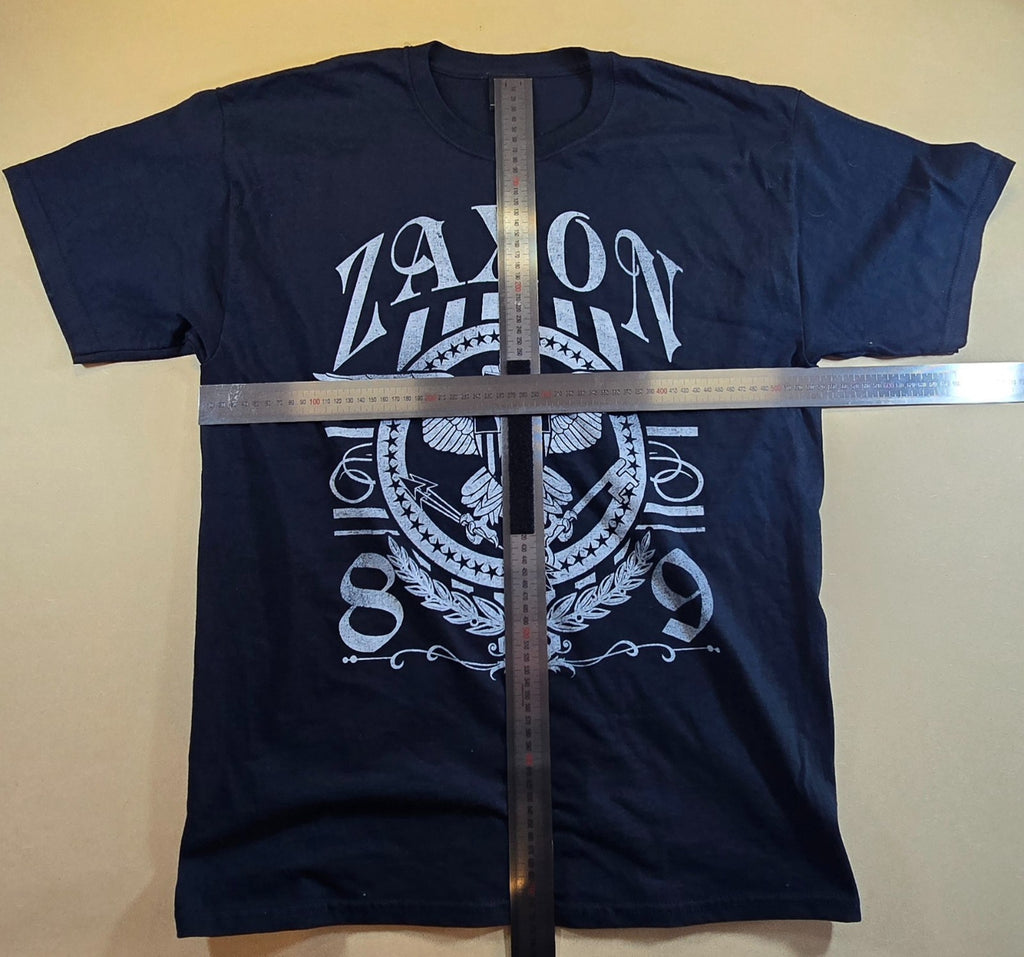Urban Supply Saxon T Shirt Large L Black Eagle 1979 Heavy Metal Rock Band Tee