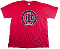 Anvil Braves T Shirt XL Red Double Sided Logo 100% Cotton Sports Team Tee