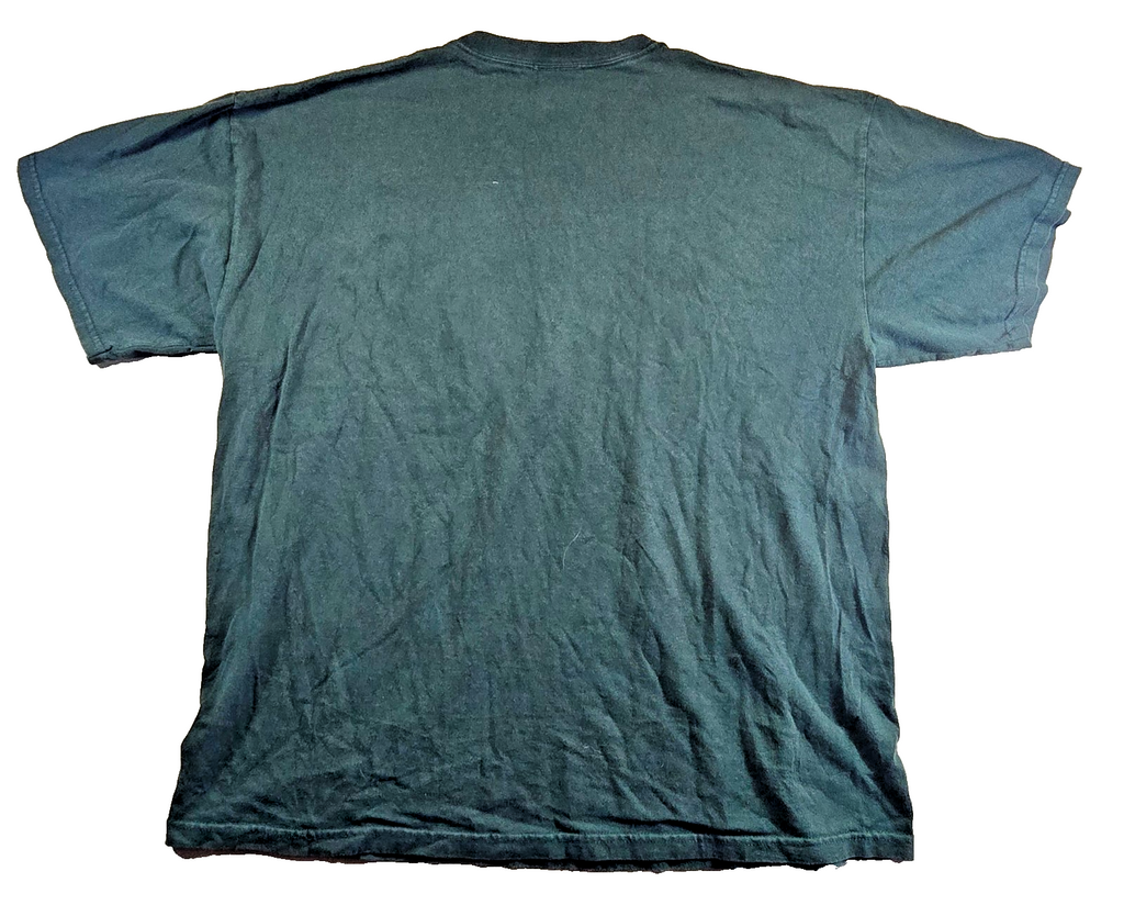 Michigan State Spartans Basketball T Shirt XL Green Step Ahead 100% Cotton MSU