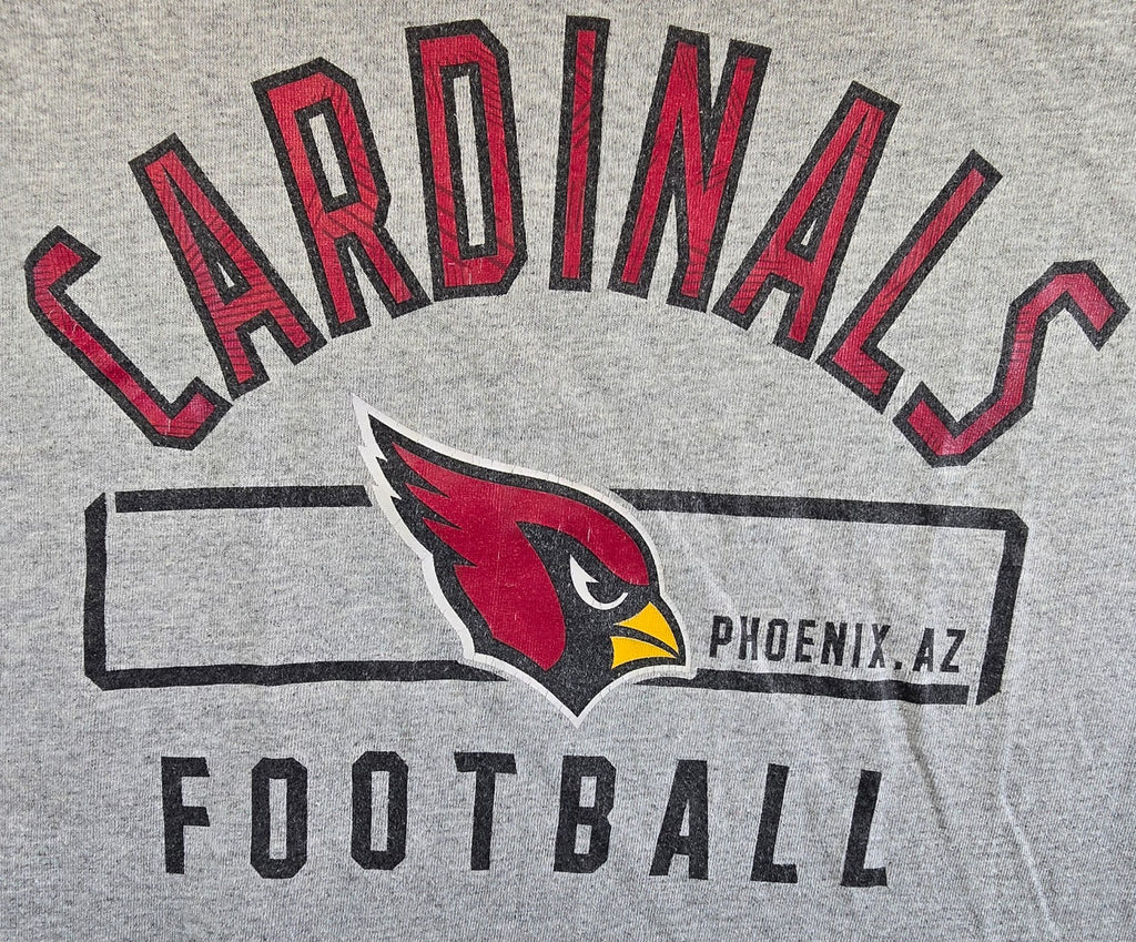 Arizona Cardinals T Shirt Mens Medium Grey NFL Football Team Apparel Tee