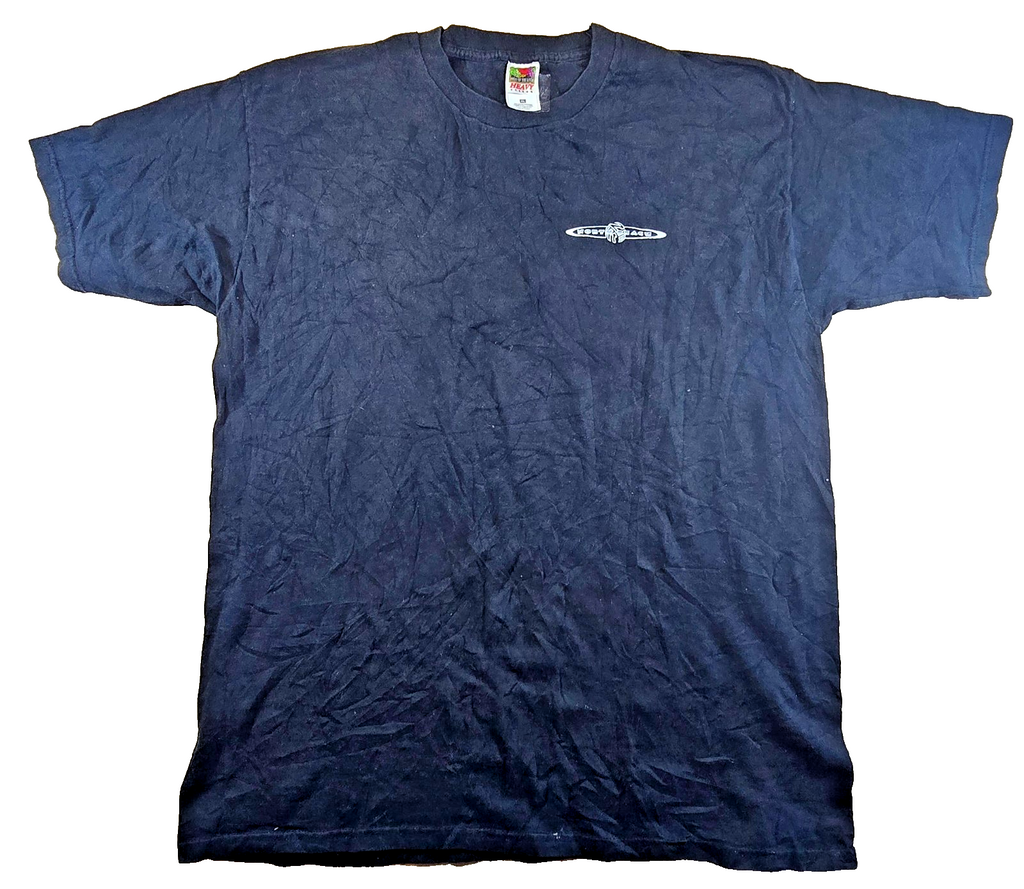 Morty Beach T Shirt XL Black Fruit Of The Loom Heavy Cotton Sand Volleyball Tee