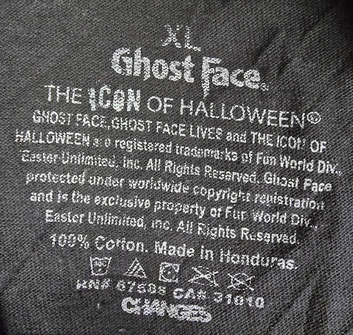 Ghost Face Scream T Shirt XL Black *uc* Around Find Out Horror Halloween Tee