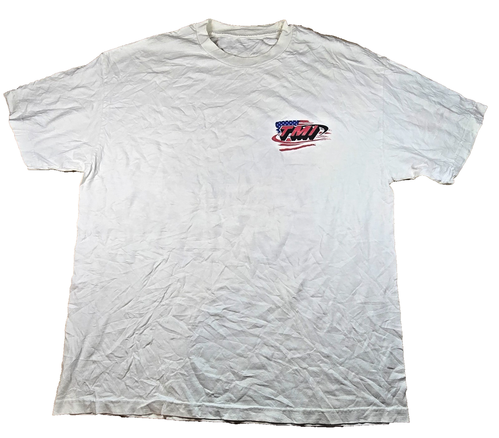 TMP Performance Interiors T Shirt White Classic Cars Hot Rod USA Graphic Tee