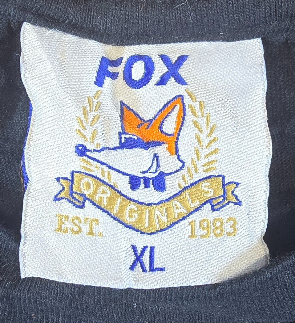 Amsterdam T Shirt XL Black Fox Originals Skull Wings Crown Forever Proud Tee