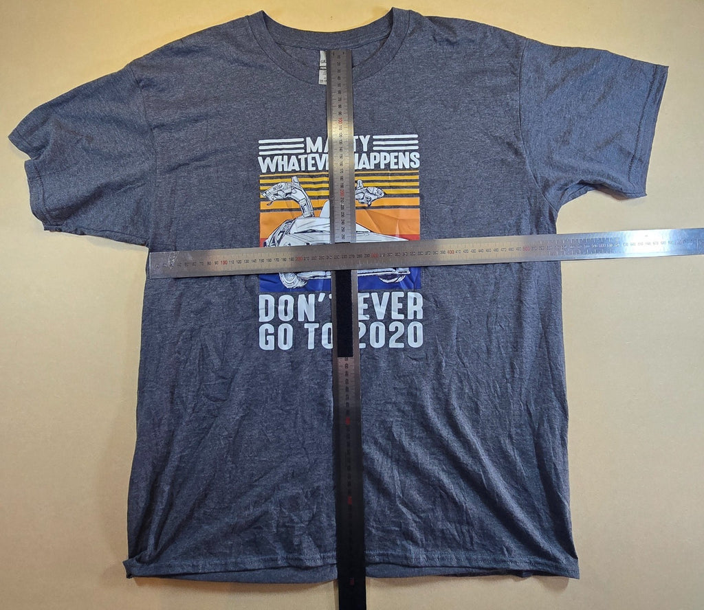Back To The Future T Shirt 2XL Marty McFly DeLorean 2020 Movie Graphic Tee