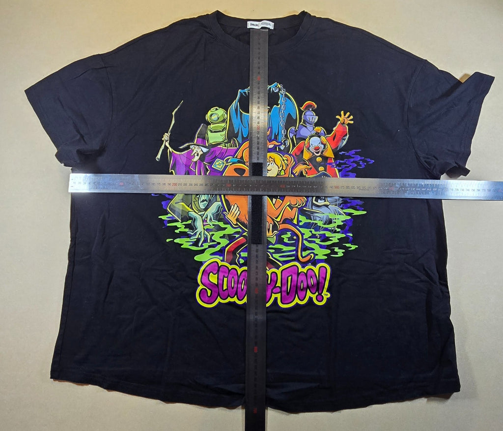 Scooby Doo T Shirt 1XL Black Shaggy Monsters Cartoon Graphic Warner Bros Tee