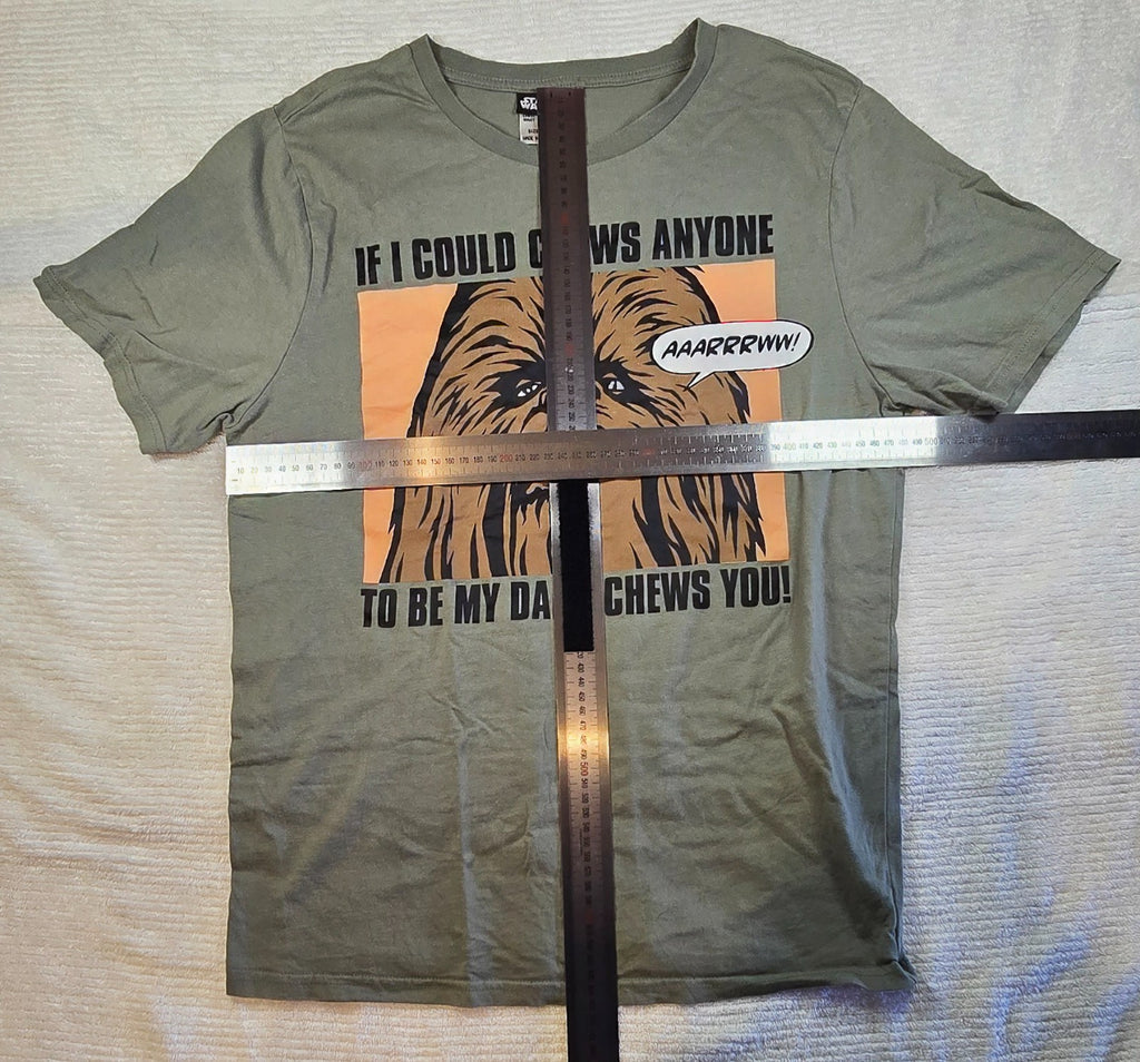 Star Wars Chewbacca Chewie T Shirt Mens Medium M Graphic Tee Disney
