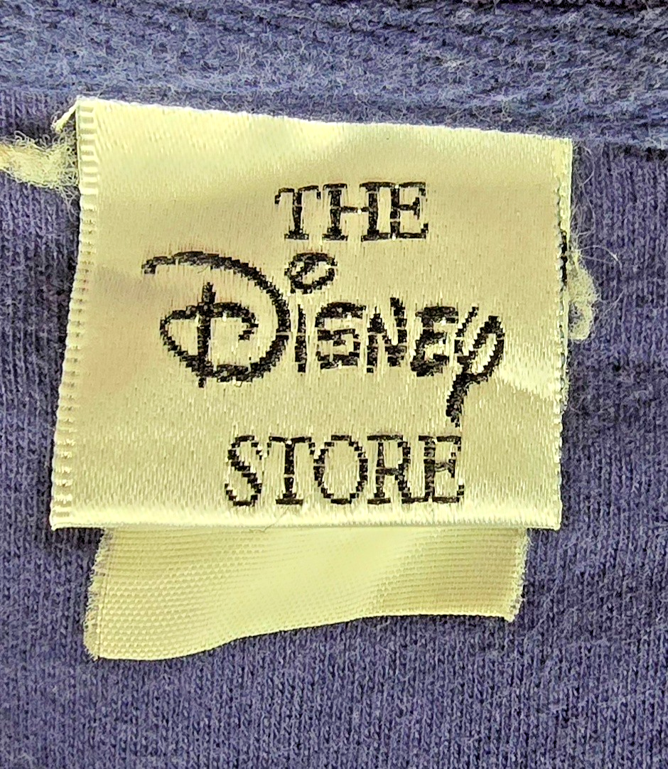 Disney Store Mickey Mouse Polo Shirt Blue Embroidered M Golf Vintage Style MED