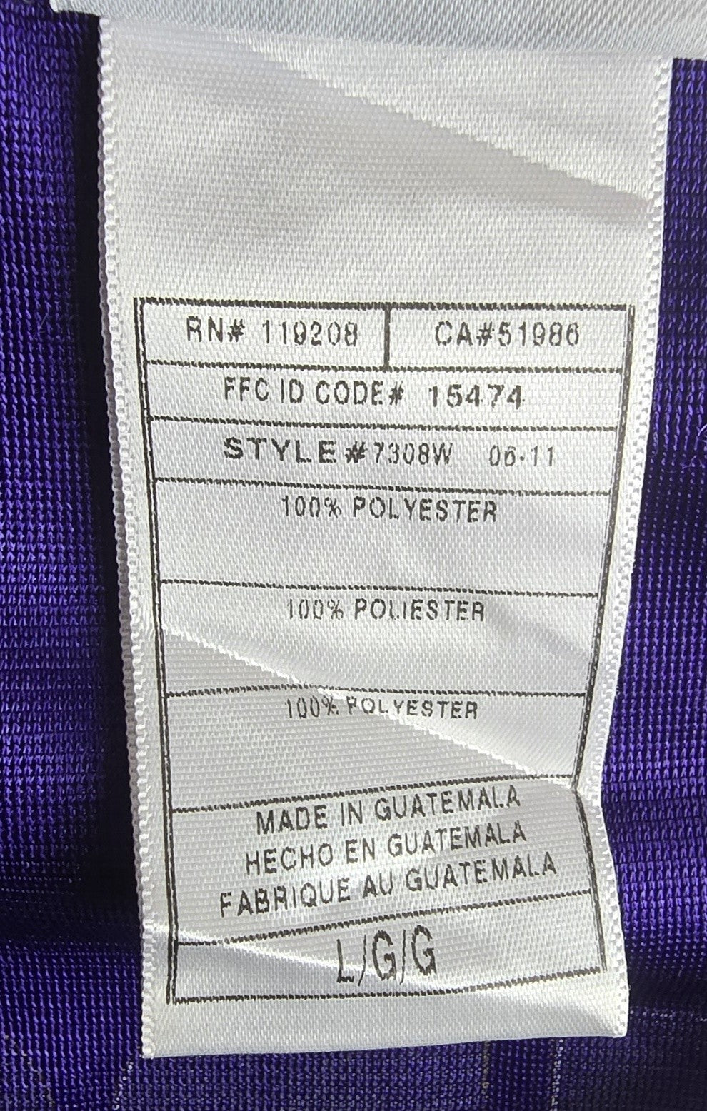 NFL Team Apparel Minnesota Vikings Adrian Peterson #28 Women’s Purple Jersey SzL
