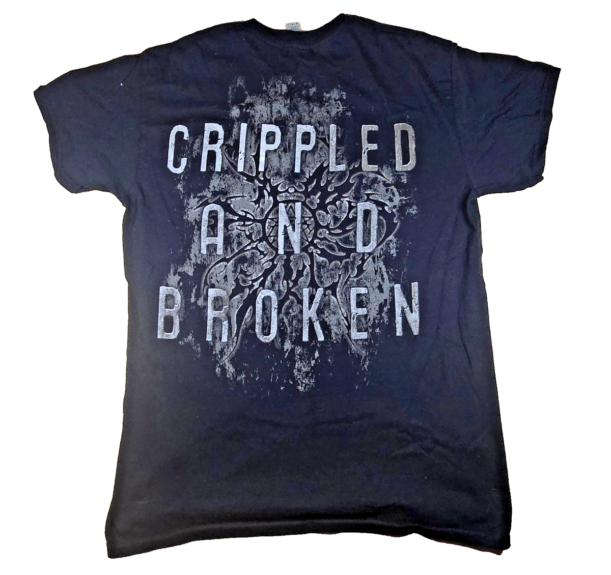 Kataklysm Crippled & Broken Band T Shirt Medium Death Metal Double Sided Graphic