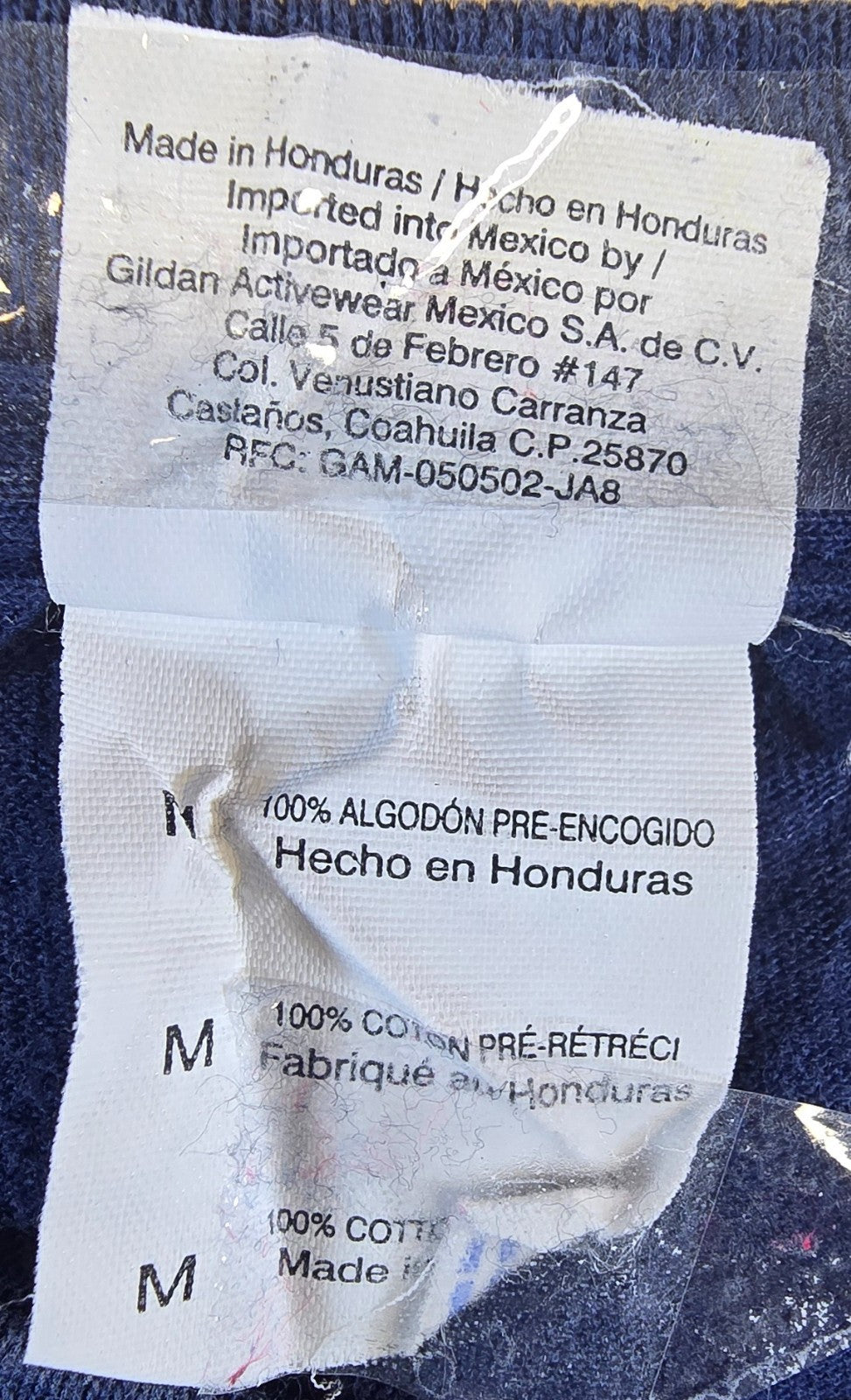 Gildan Heavy Cotton Lazy Shirt T Shirt Medium Navy Funny Monkey Hammock Tee