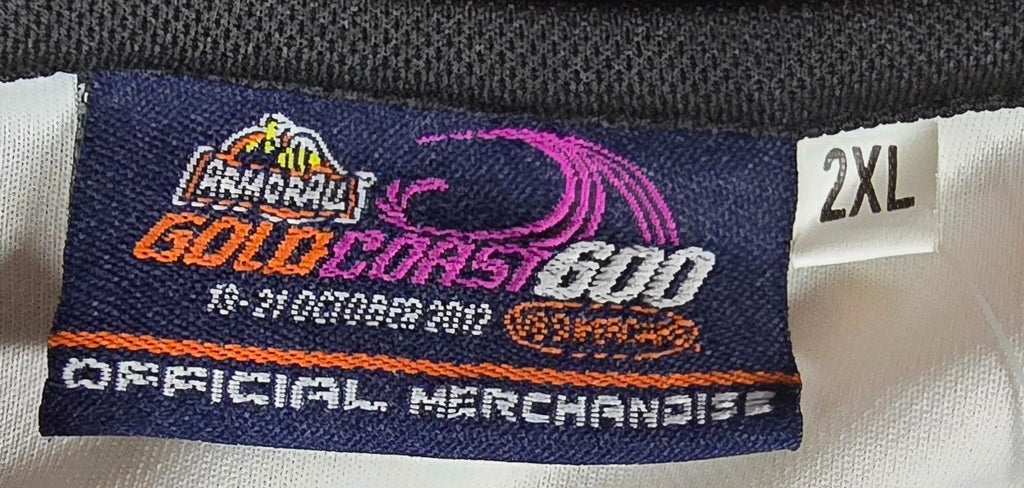 2012 V8 Supercars Gold Coast 600 Official Event Polo Shirt Motorsport Size 2XL