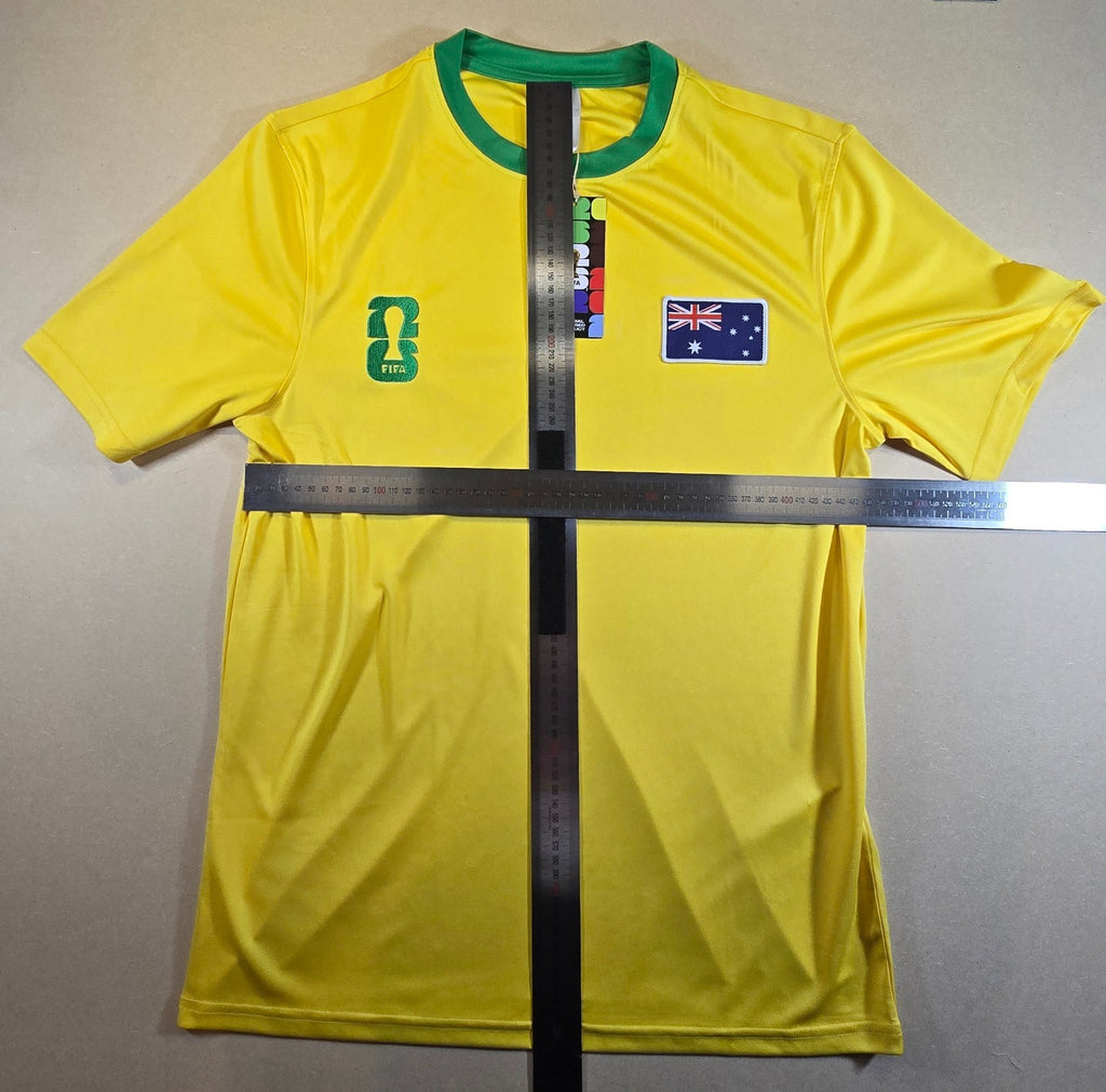 FIFA Australia Socceroos Football Jersey Medium M Yellow Official Licensed NWT