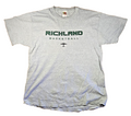 Richland Basketball T Shirt Large XL Grey Fruit Of The Loom Sports USA Team Tee