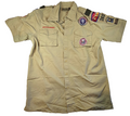 Boy Scouts of America BSA Eagle Scout Uniform Shirt Adult Small Patches Troop 38
