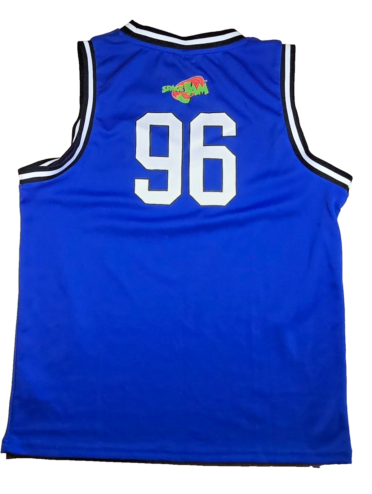 Space Jam Everlast Basketball Jersey Size 16 Bugs Bunny Looney Tunes 96 Blue