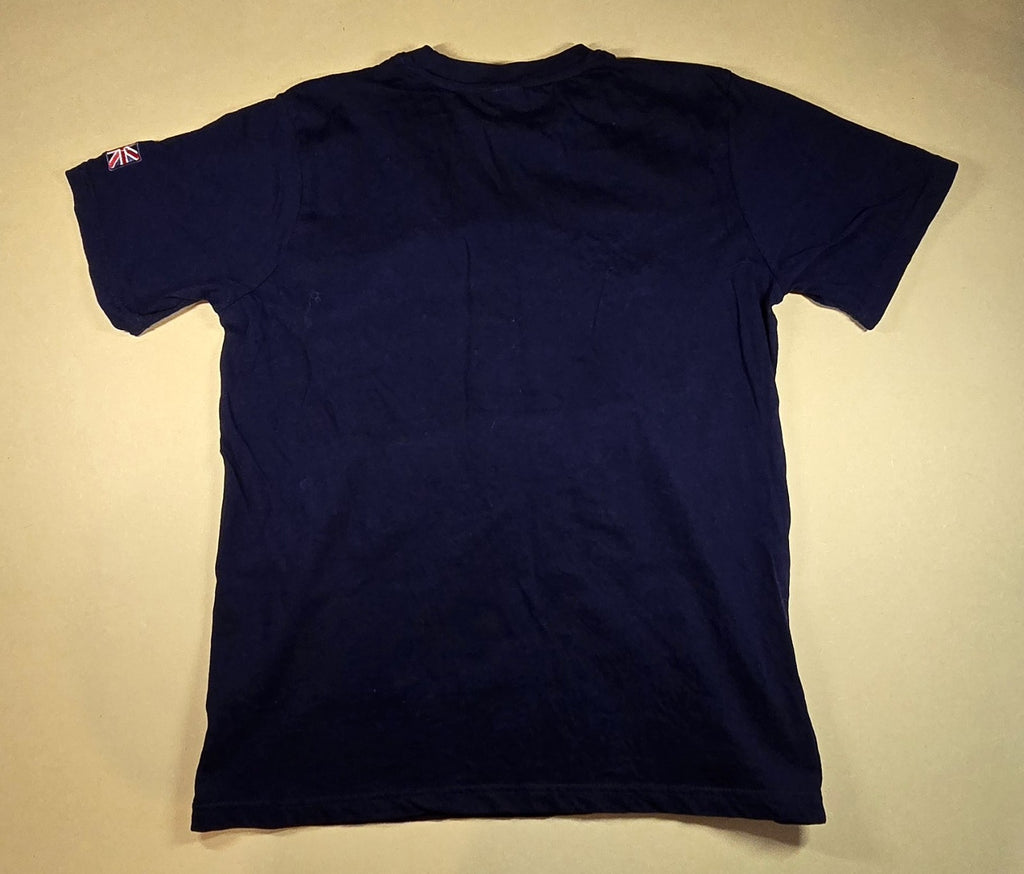 London England T Shirt Medium UK Union Jack British Souvenir Varsity Graphic Tee