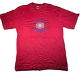 Montreal Canadiens T Shirt Medium M Red SOGO NHL Hockey Logo Est 1909 Tee