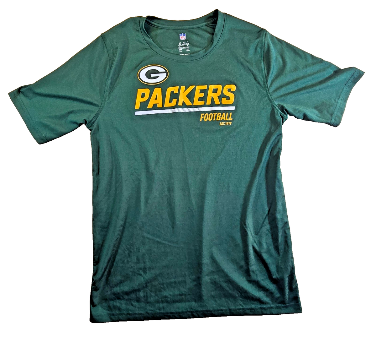 Green Bay Packers T Shirt XL Green NFL Football Official Licensed Fan Tee