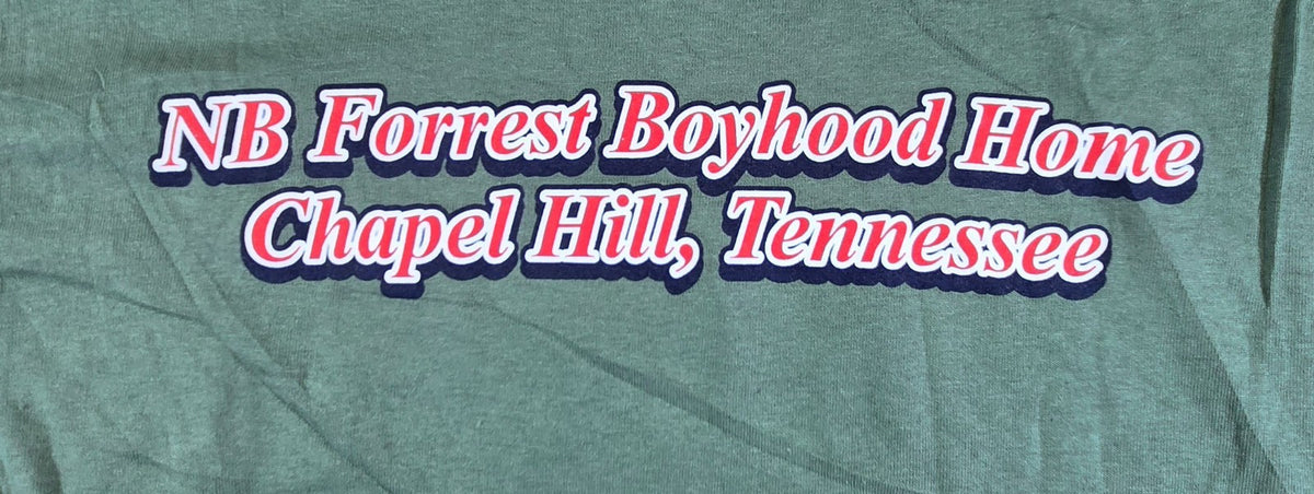 Forrest Battle T Shirt Gildan Heavy Cotton Green Civil War Cavalry Tennessee Sm