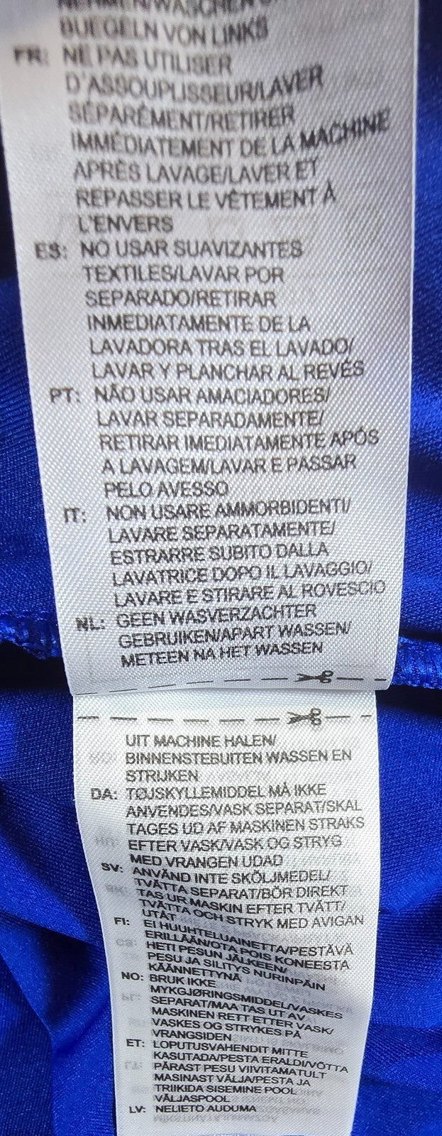 Leicester City FC Adidas Jersey XS Blue Gold Premier League Football Shirt