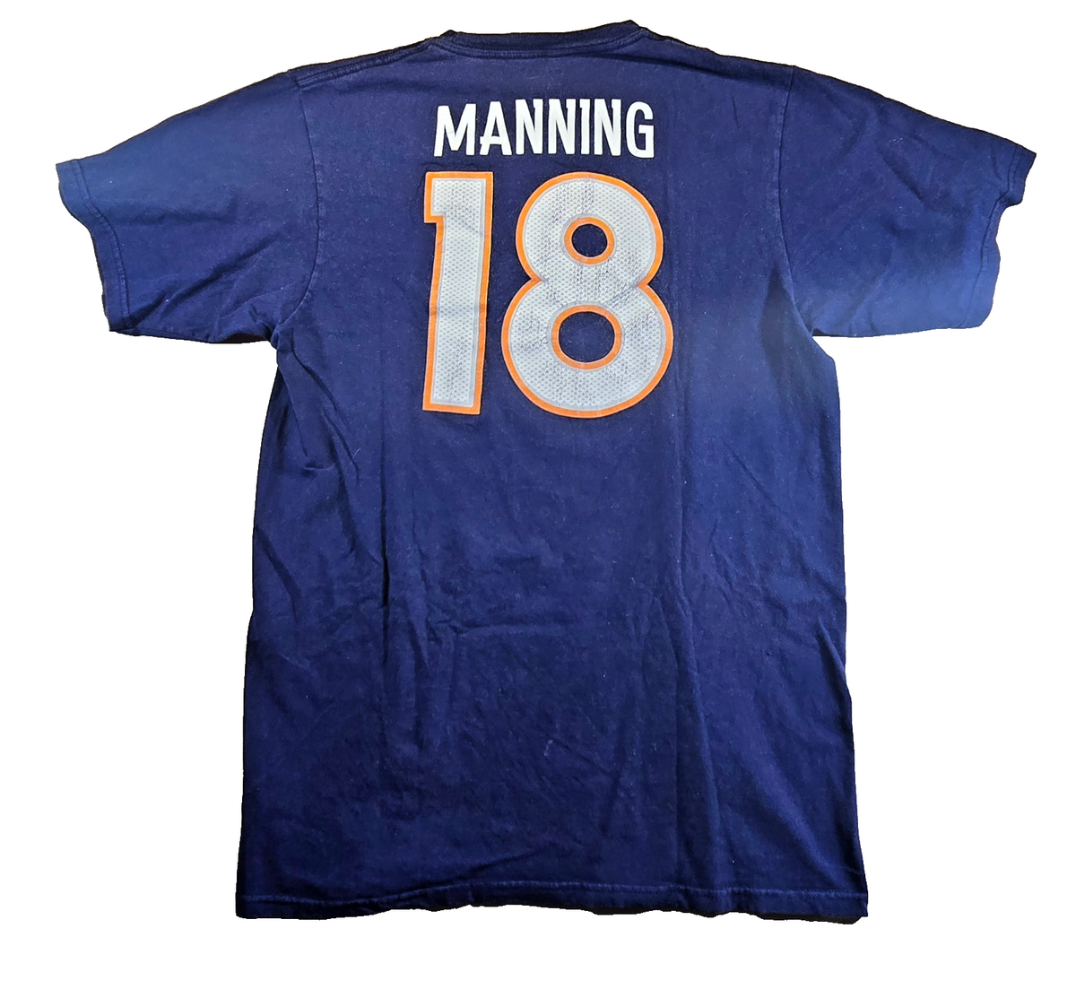 Denver Broncos Peyton Manning #18 T Shirt Medium M Reebok NFL Football Tee