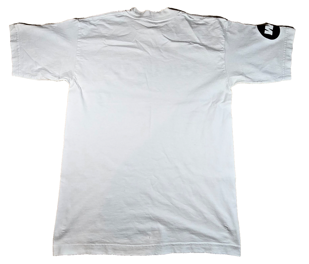 Bayside USA Made Live United T Shirt Medium Vintage Style American Made White Te