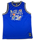 Space Jam Everlast Basketball Jersey Size 16 Bugs Bunny Looney Tunes 96 Blue