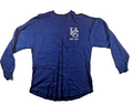 Universal Studios Spirit Jersey Small S Navy Blue Gold Logo Long Sleeve Shirt