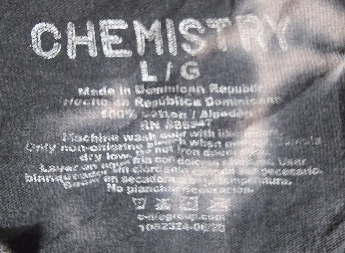 Chemistry Chasing Dreams T Shirt Large L Tie Dye Butterfly Skeleton Graphic Tee