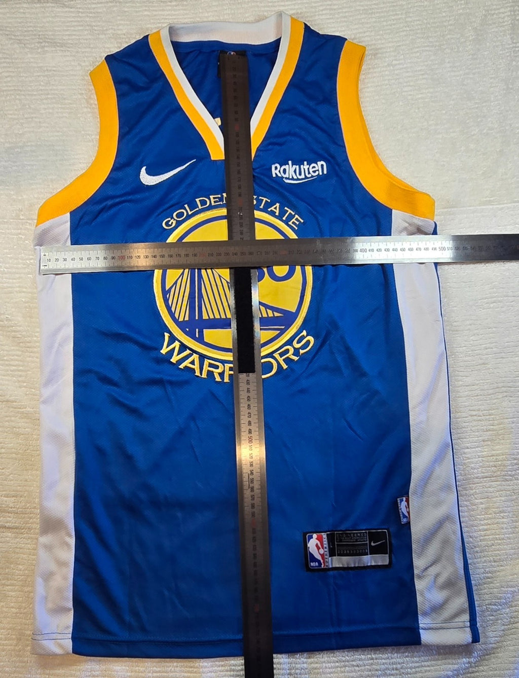 Stephen Curry #30 Golden State Warriors Nike NBA Jersey Mens Large Blue Basketba