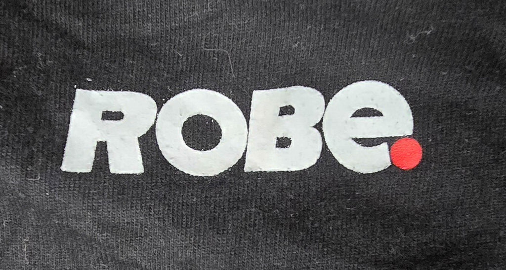 Robe MegaPointe T Shirt Large Black Stage Lighting Moving Head Tech Crew Tee LGE
