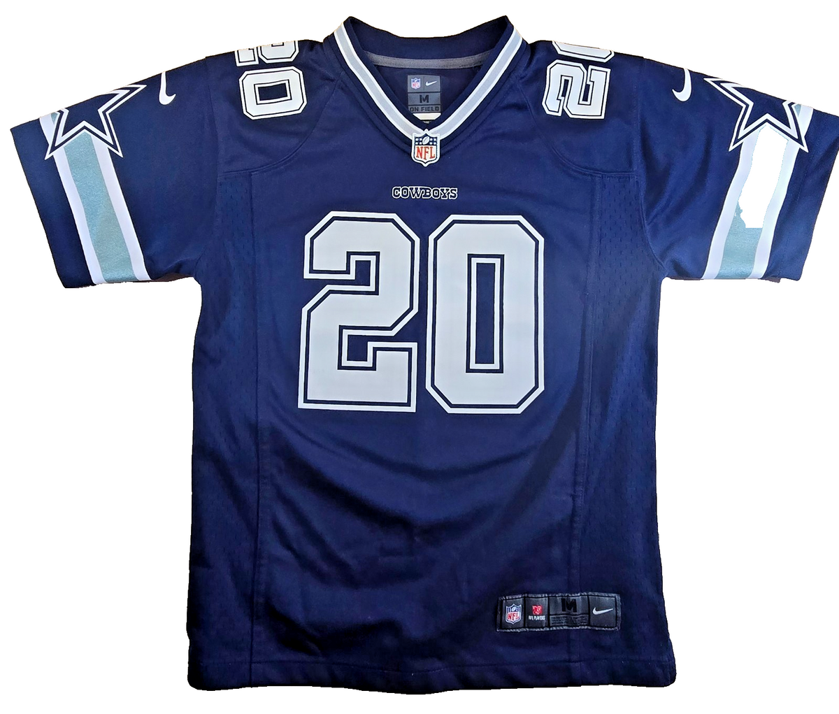 Nike Dallas Cowboys Tony Pollard #20 NFL Jersey Youth Medium M Navy