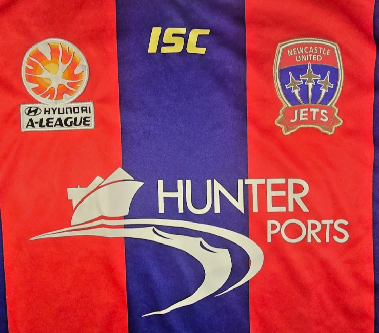 Newcastle Jets Jersey XXL ISC A-League Football Soccer Shirt Hunter Ports