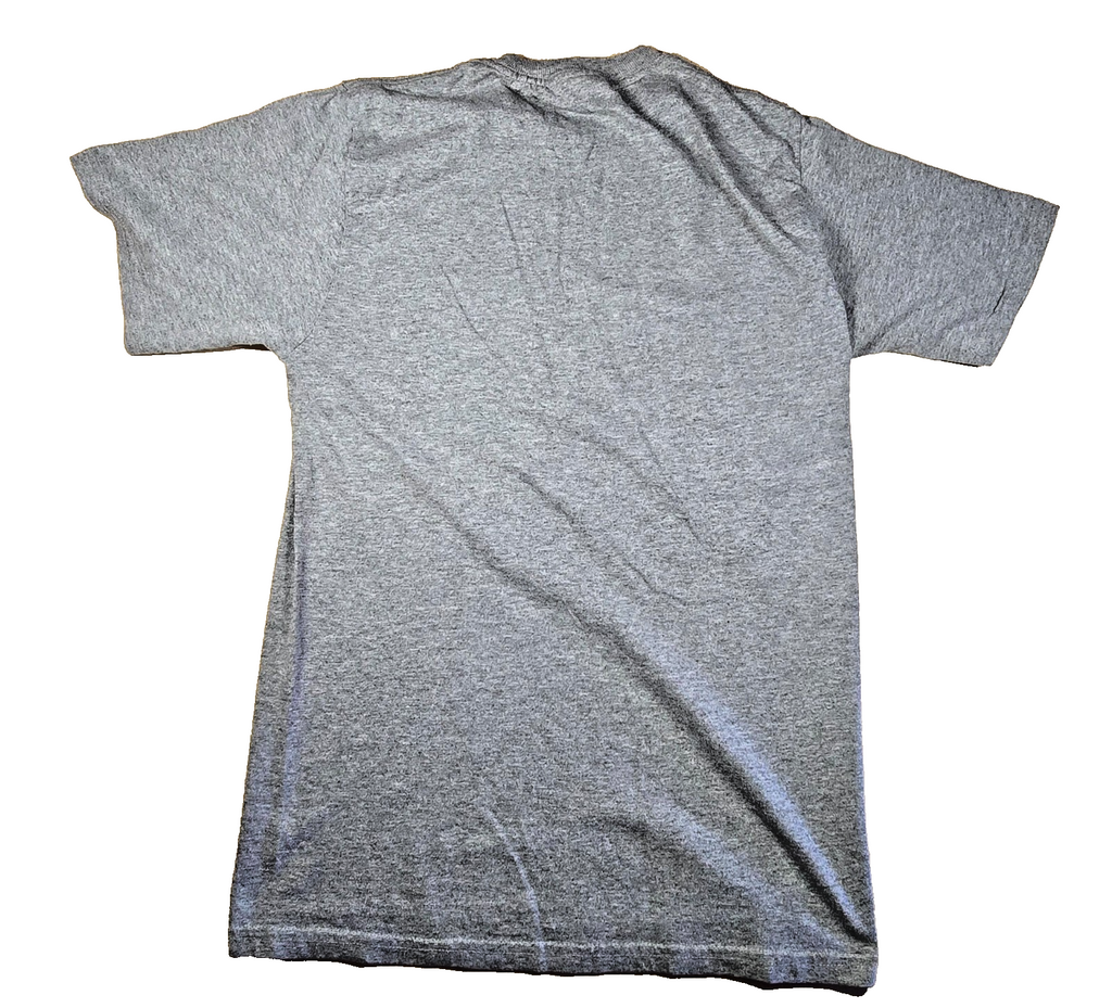 Jerzees Heavyweight Blend T Shirt Small S Grey 50/50 Graphic USA Style Tee